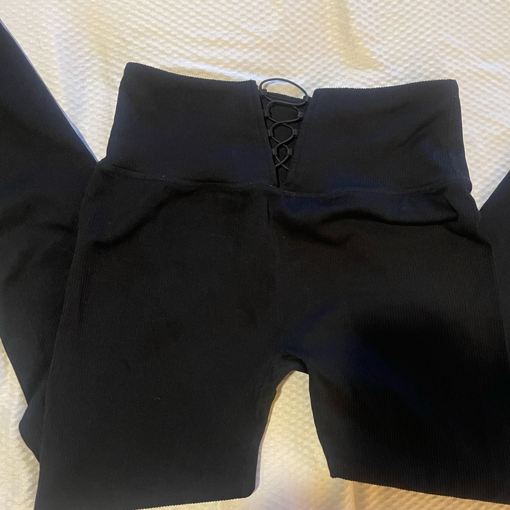 Fabletics Black High-Waist Leggings